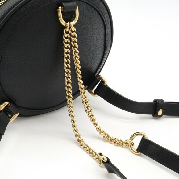 GUCCI Black Leather GG Marmont Backpack main image 6